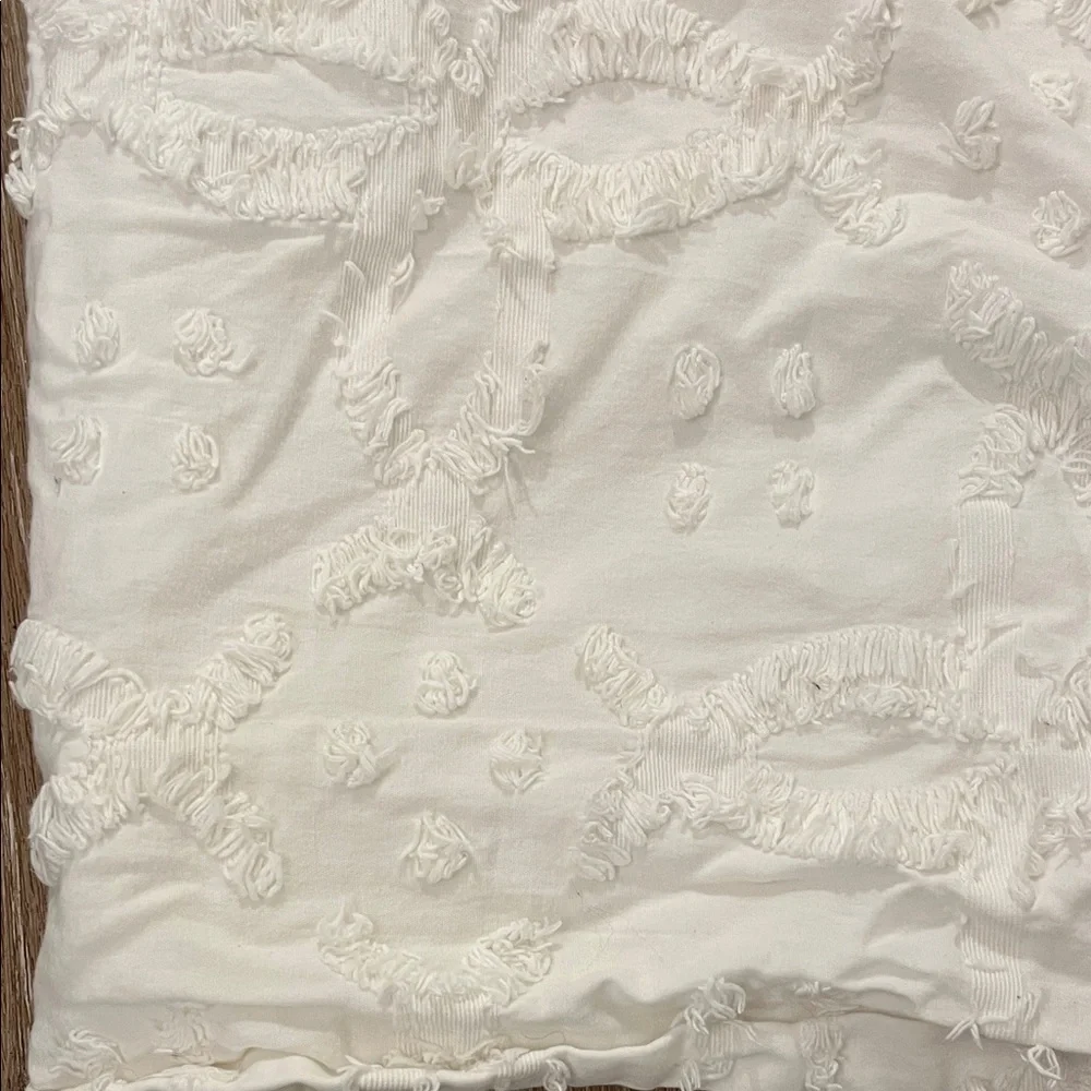 Threshold White Embroidered Pillow Covers